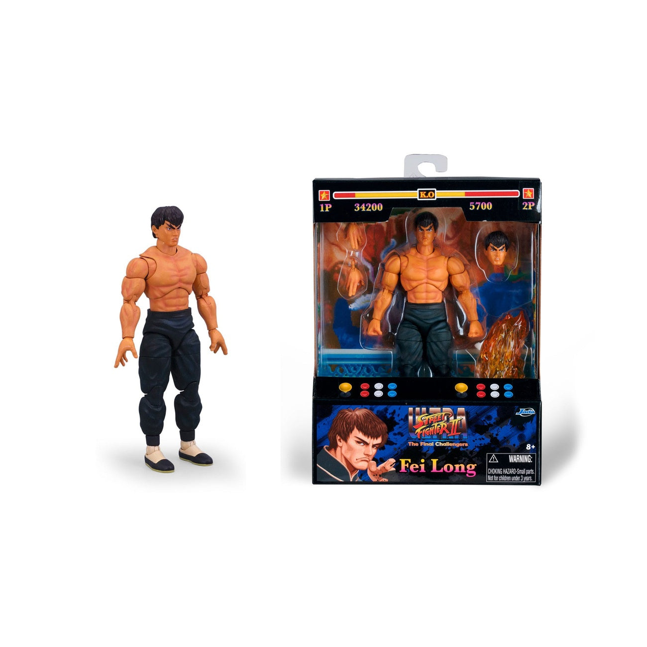 Productafbeelding Ultra Street Fighter II: The Final Challengers Actiefiguur 1/12 Fei-Long 15 cm