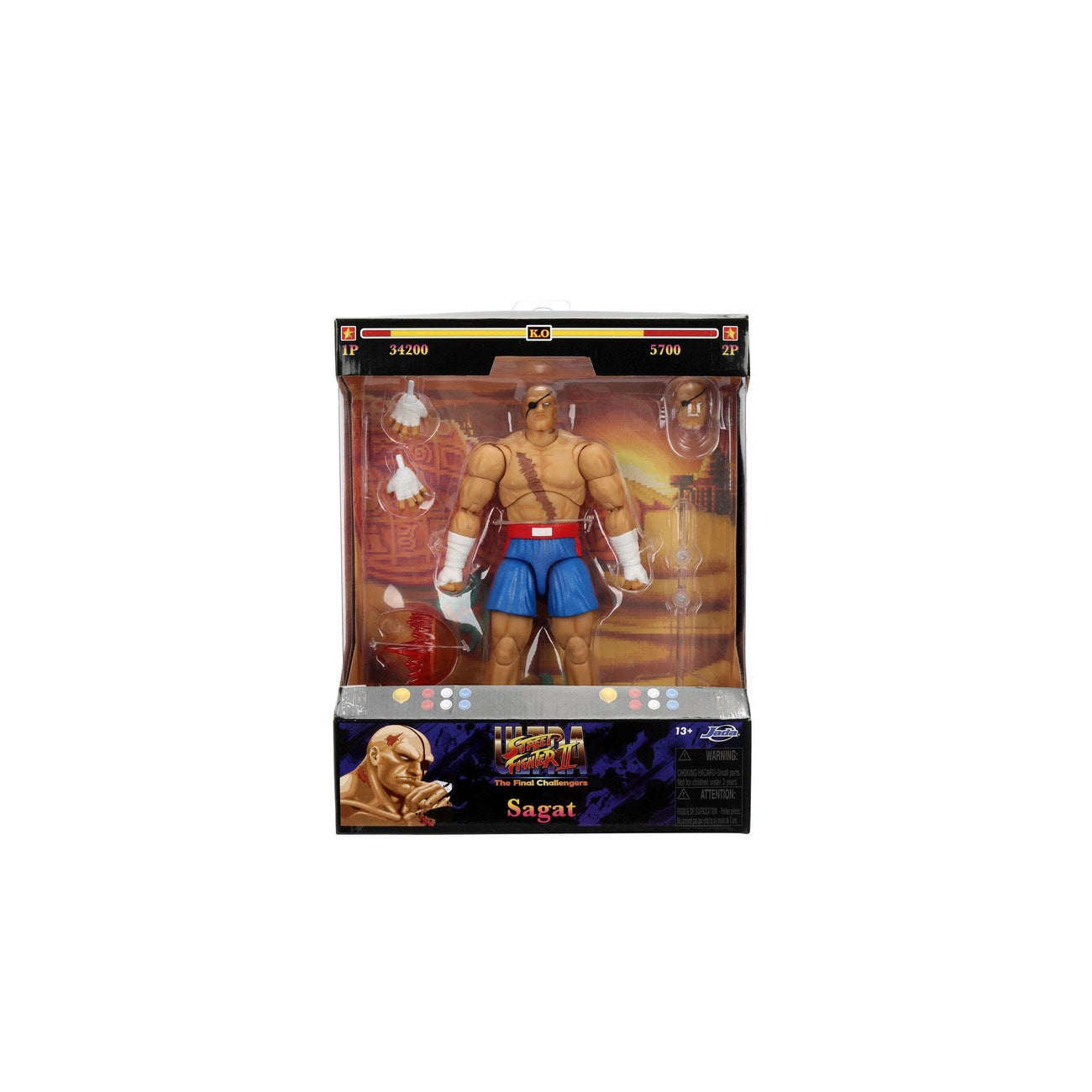 Productafbeelding Ultra Street Fighter II: The Final Challengers Actiefiguur 1/12 Sagat 19 cm