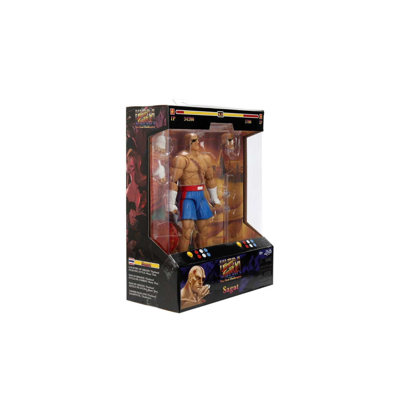 Productafbeelding Ultra Street Fighter II: The Final Challengers Actiefiguur 1/12 Sagat 19 cm