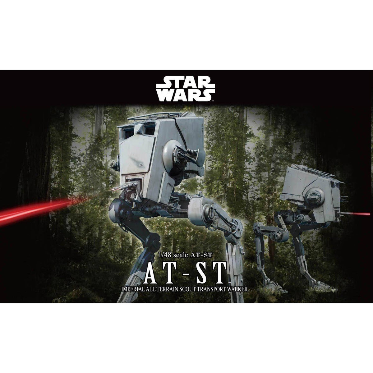Productafbeelding Star Wars Plastic Modelbouwset 1/48 AT-ST