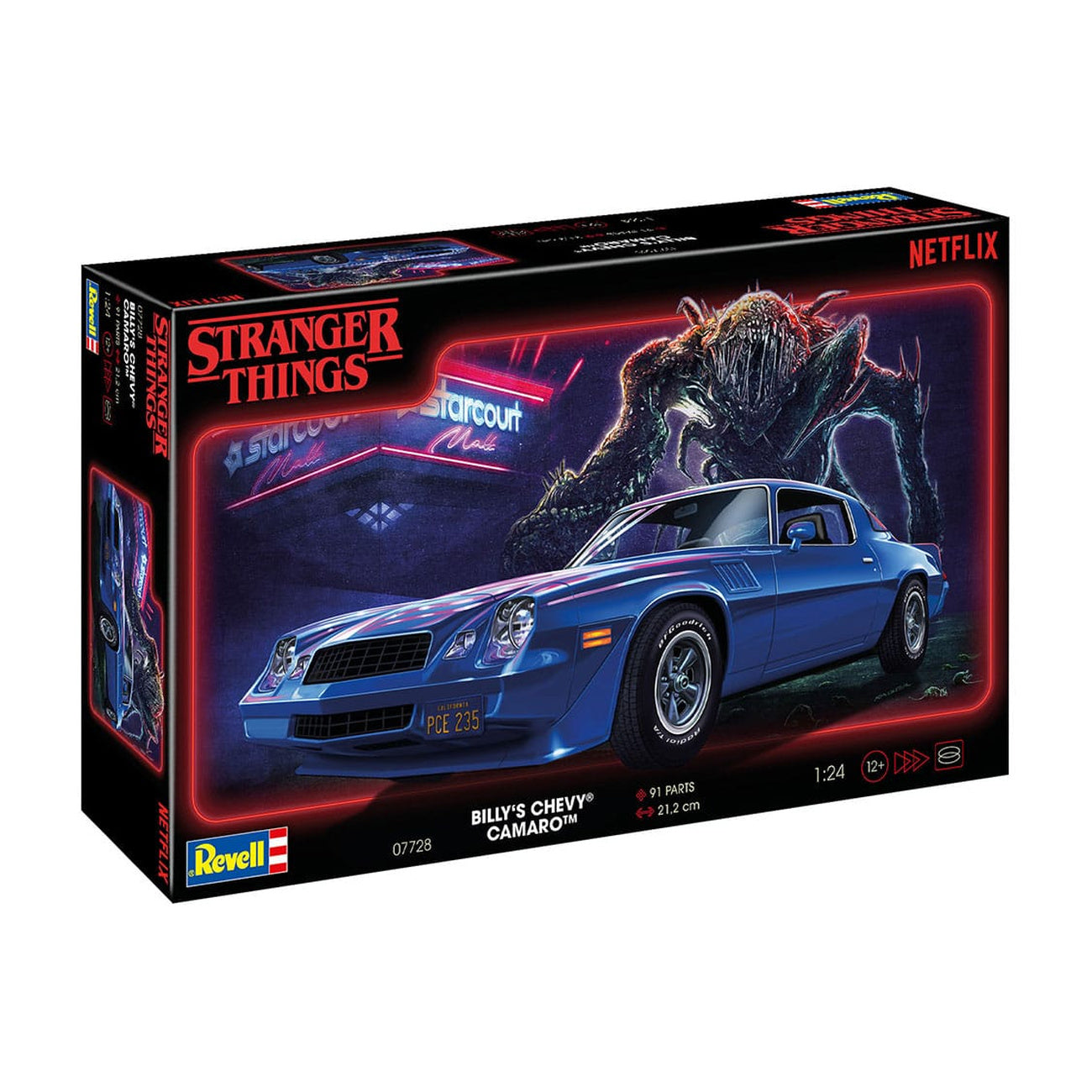 Productafbeelding Stranger Things Modelbouwset 1/25 Chevy Camaro Z/28 19 cm