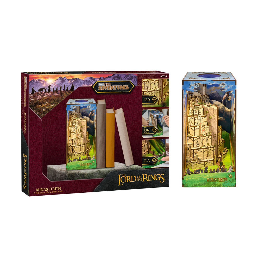 Productafbeelding The Lord of the Rings Tiny Adventures Book Nook Mini Diorama Minas Tirith 23 cm