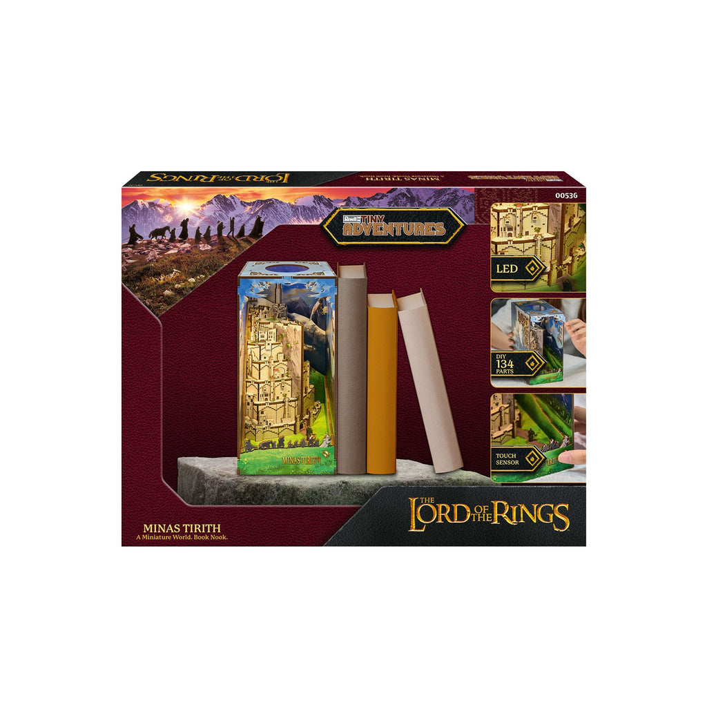 Productafbeelding The Lord of the Rings Tiny Adventures Book Nook Mini Diorama Minas Tirith 23 cm