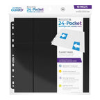 Productafbeelding Ultimate Guard 24-Pocket QuadRow Pagina's Side-Loading (10) - Zwart