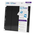 Productafbeelding Ultimate Guard 24-Pocket QuadRow Pagina's Side-Loading (10) - Zwart
