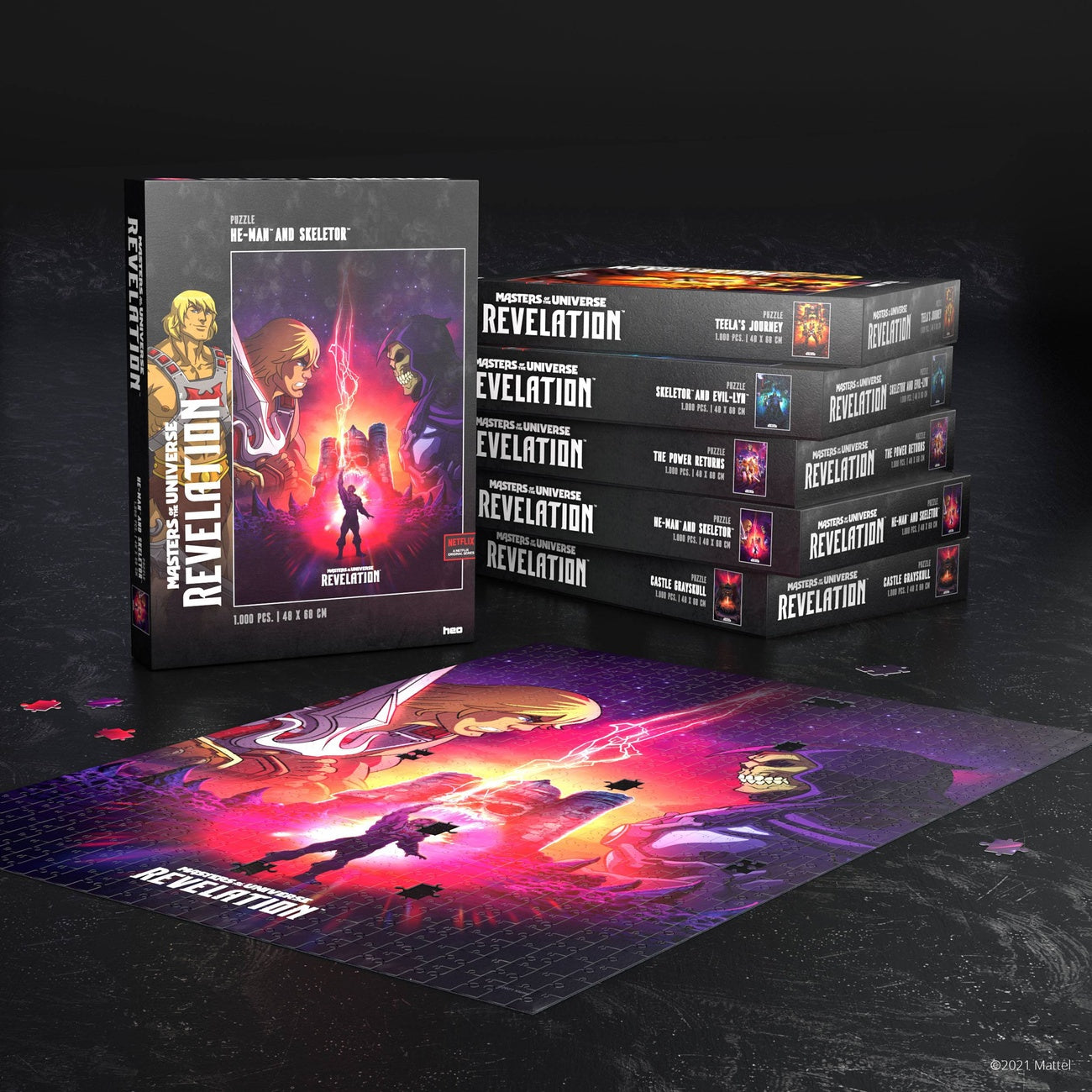 Product image Masters of the Universe: Revelation™ Puzzle He-Man™ and Skeletor™ (1000 Pieces)