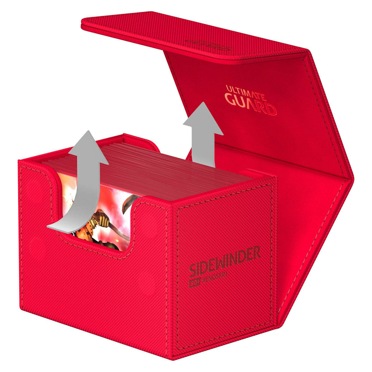 Productafbeelding Ultimate Guard Sidewinder 80+ Xenoskin - Rood