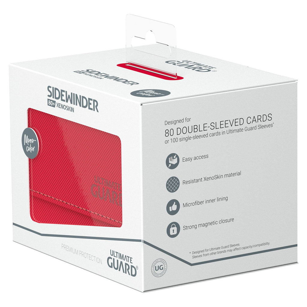 Productafbeelding Ultimate Guard Sidewinder 80+ Xenoskin - Rood