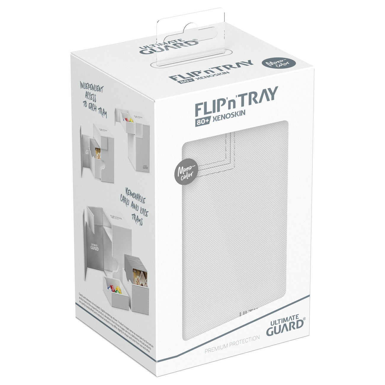 Productafbeelding Ultimate Guard Flip'n'Tray 80+ Xenoskin - Wit