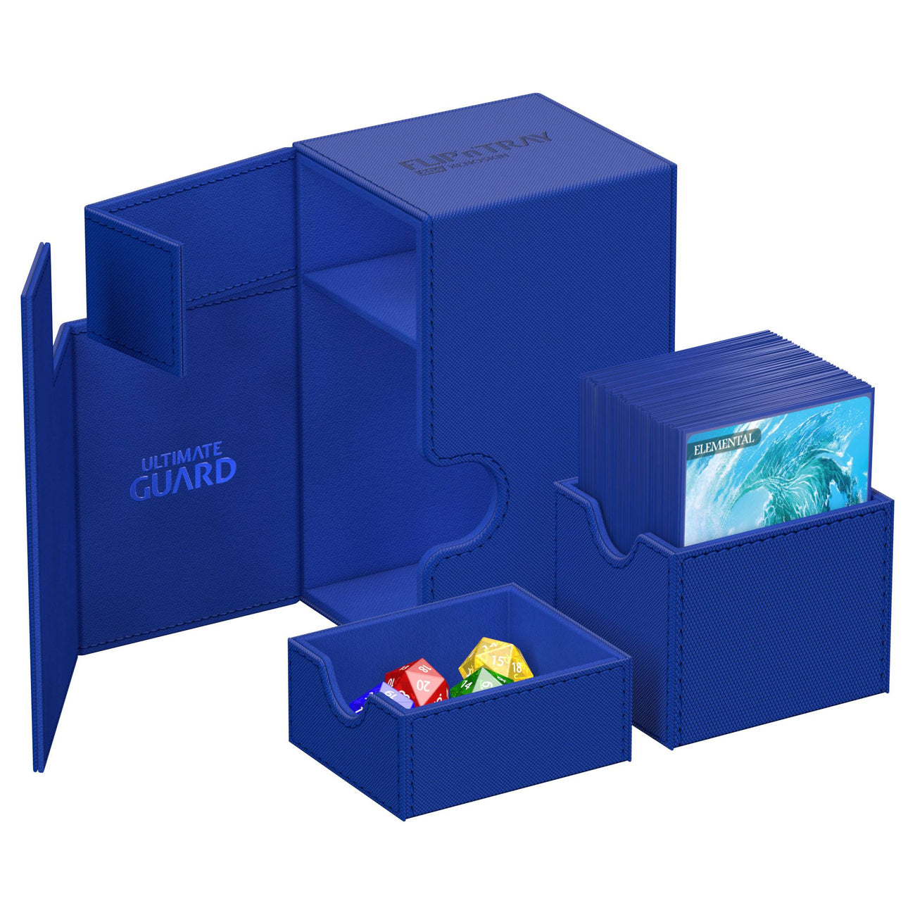 Productafbeelding Ultimate Guard Flip'n'Tray 80+ Xenoskin - Blauw
