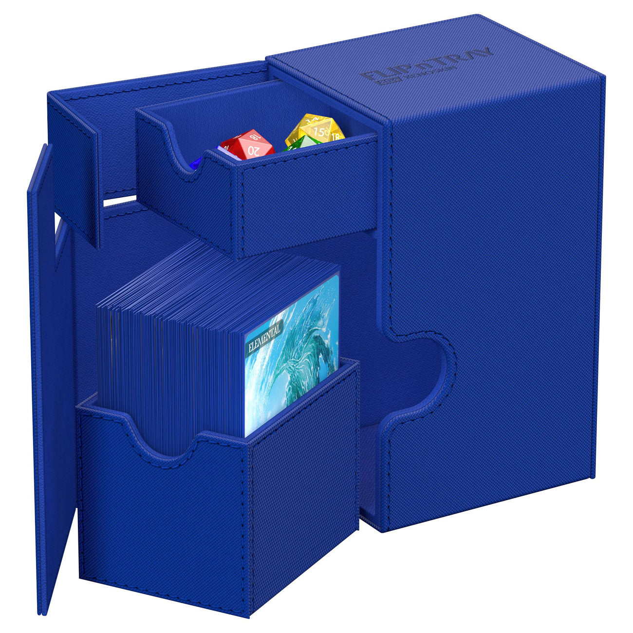 Productafbeelding Ultimate Guard Flip'n'Tray 80+ Xenoskin - Blauw