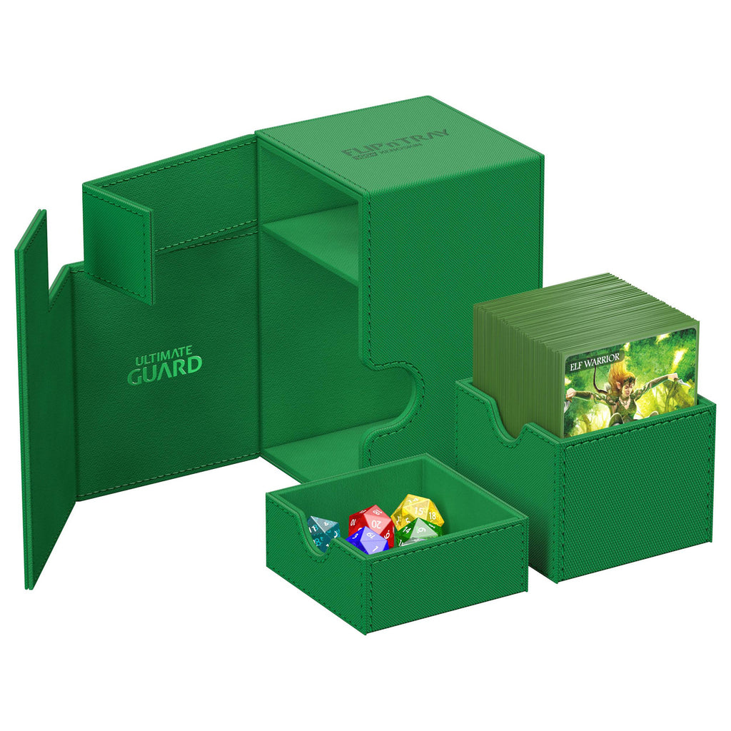 Productafbeelding Ultimate Guard Flip'n'Tray 100+ Xenoskin - Groen