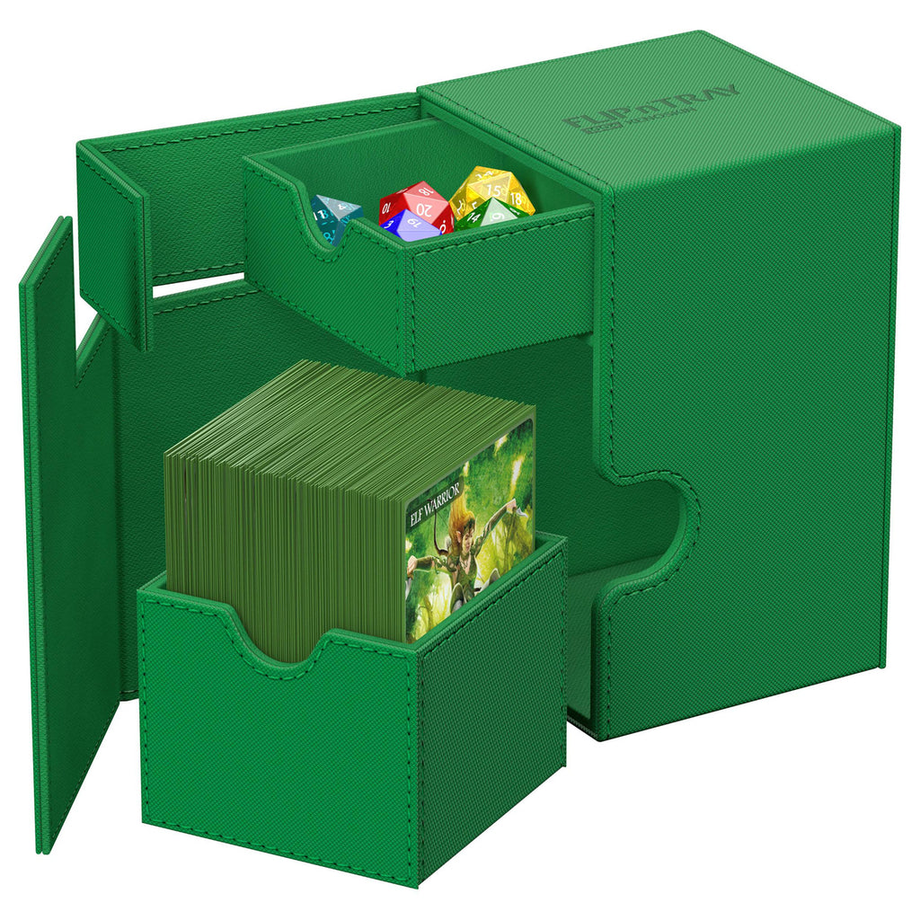 Productafbeelding Ultimate Guard Flip'n'Tray 100+ Xenoskin - Groen