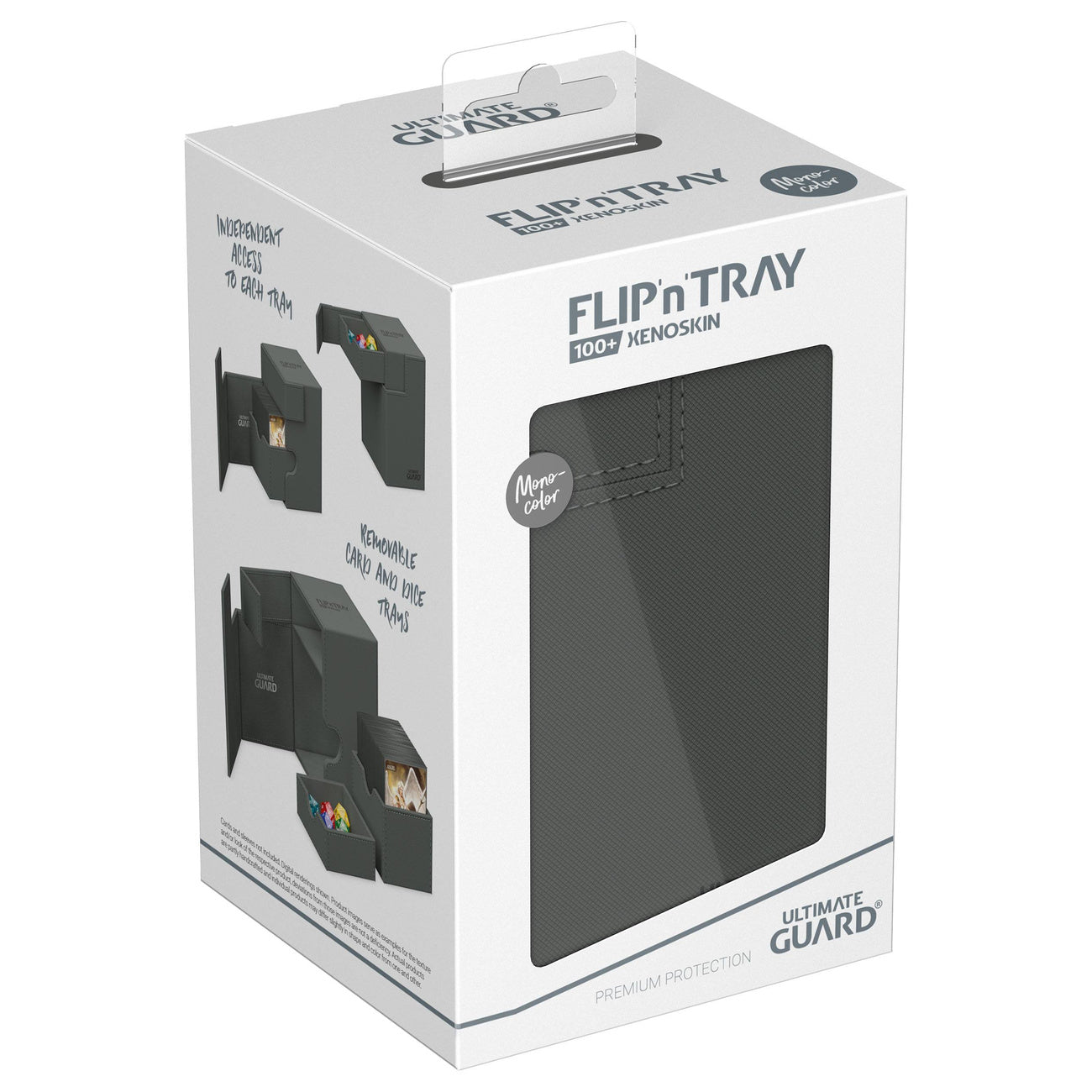 Product image Ultimate Guard Flip'n'Tray 100+ Xenoskin - Grey