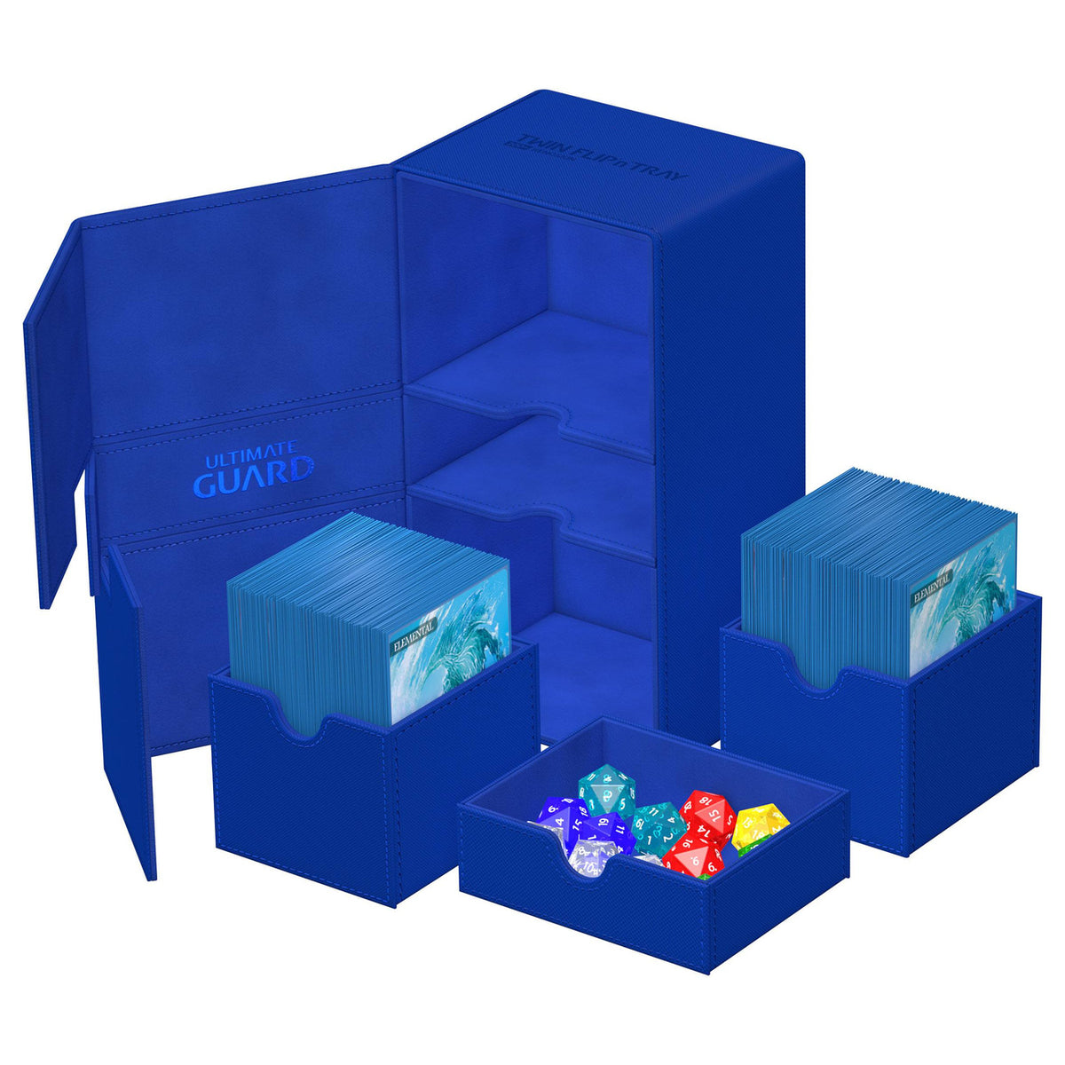 Productafbeelding Ultimate Guard Twin Flip'n'Tray 200+ Xenoskin - Blauw