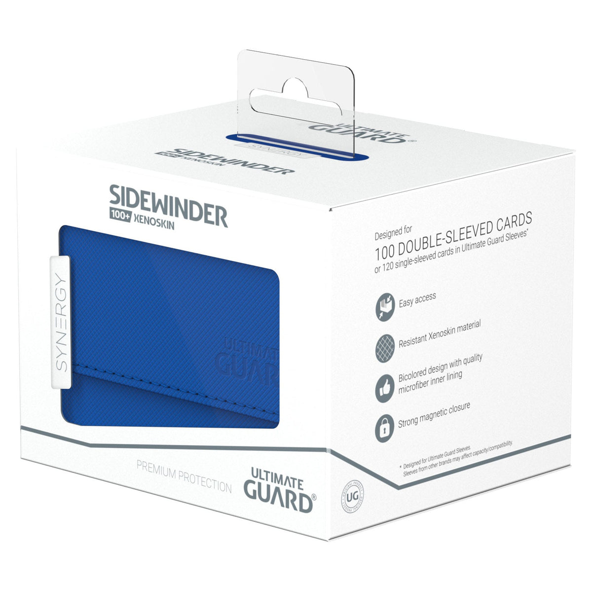 Productafbeelding Ultimate Guard Sidewinder 100+ Xenoskin Synergy - Wit/Blauw