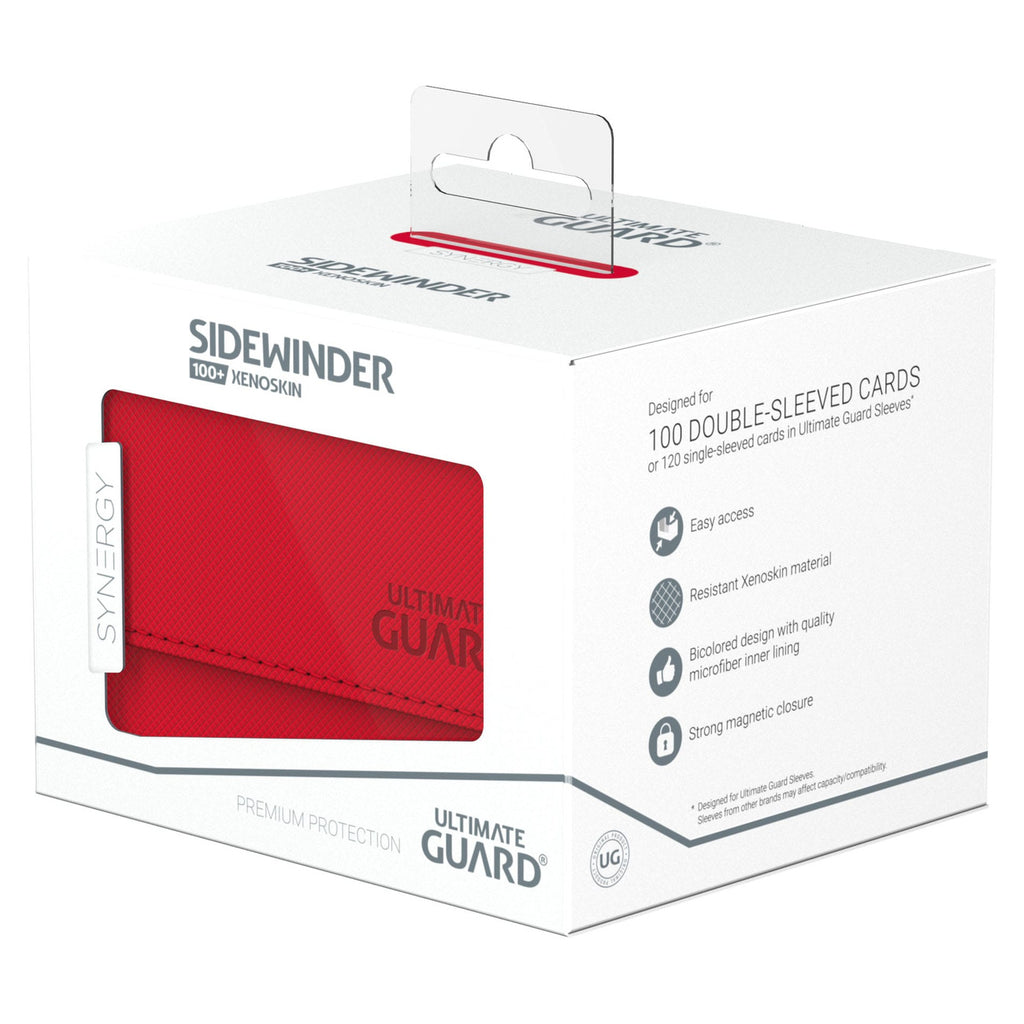 Productafbeelding Ultimate Guard Sidewinder 100+ Xenoskin Synergy - Rood/Wit