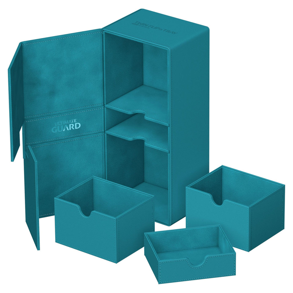 Product image Ultimate Guard Twin Flip'n'Tray 266+ Xenoskin - Petrol