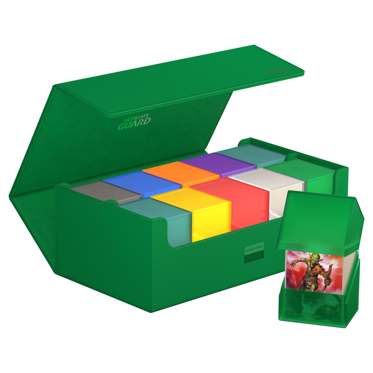 Productafbeelding Ultimate Guard Arkhive 800+ XenoSkin Monocolor Groen