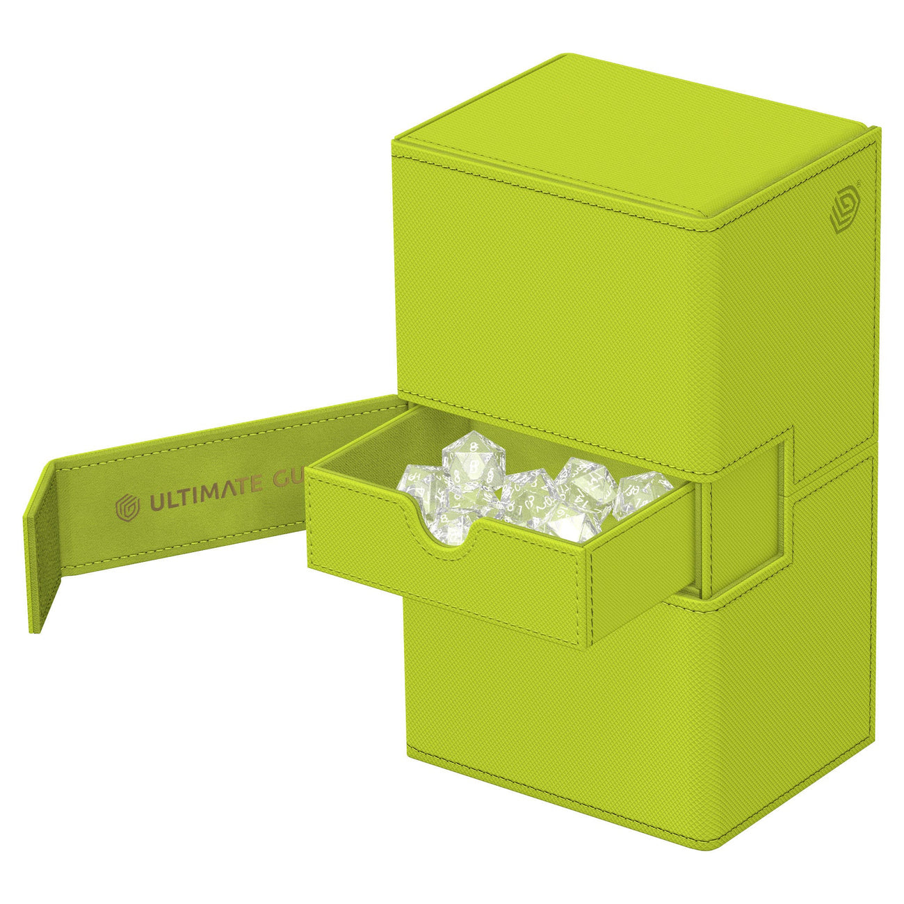 Product image Ultimate Guard Twin Flip'n'Tray 200+ Xenoskin "Summer Edition 2025" - Lime