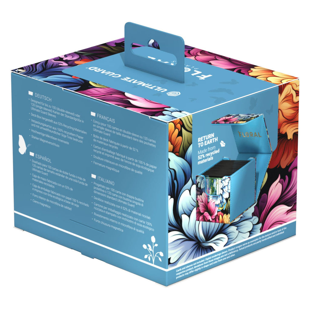Productafbeelding Ultimate Guard Sidewinder 100+ Xenoskin "Floral Places" - Lente-bloemenweide