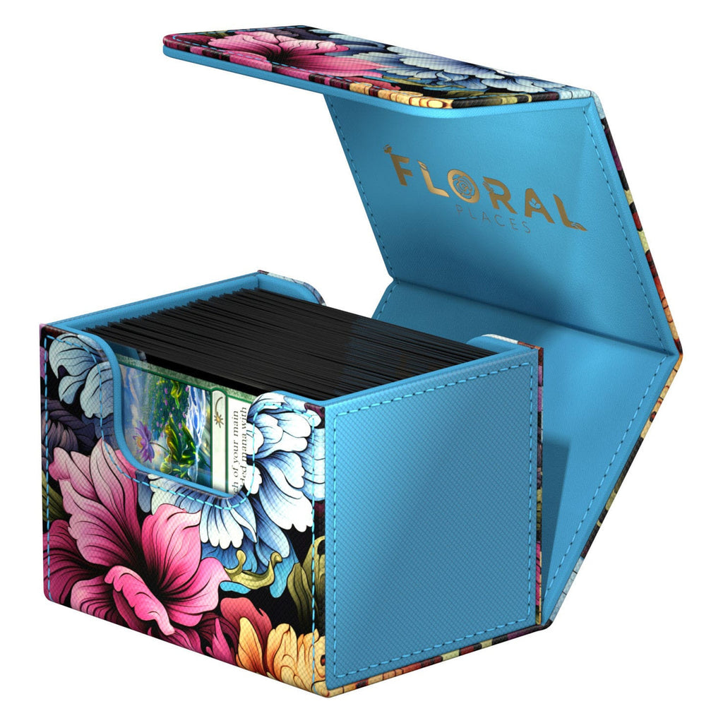 Productafbeelding Ultimate Guard Sidewinder 100+ Xenoskin "Floral Places" - Lente-bloemenweide