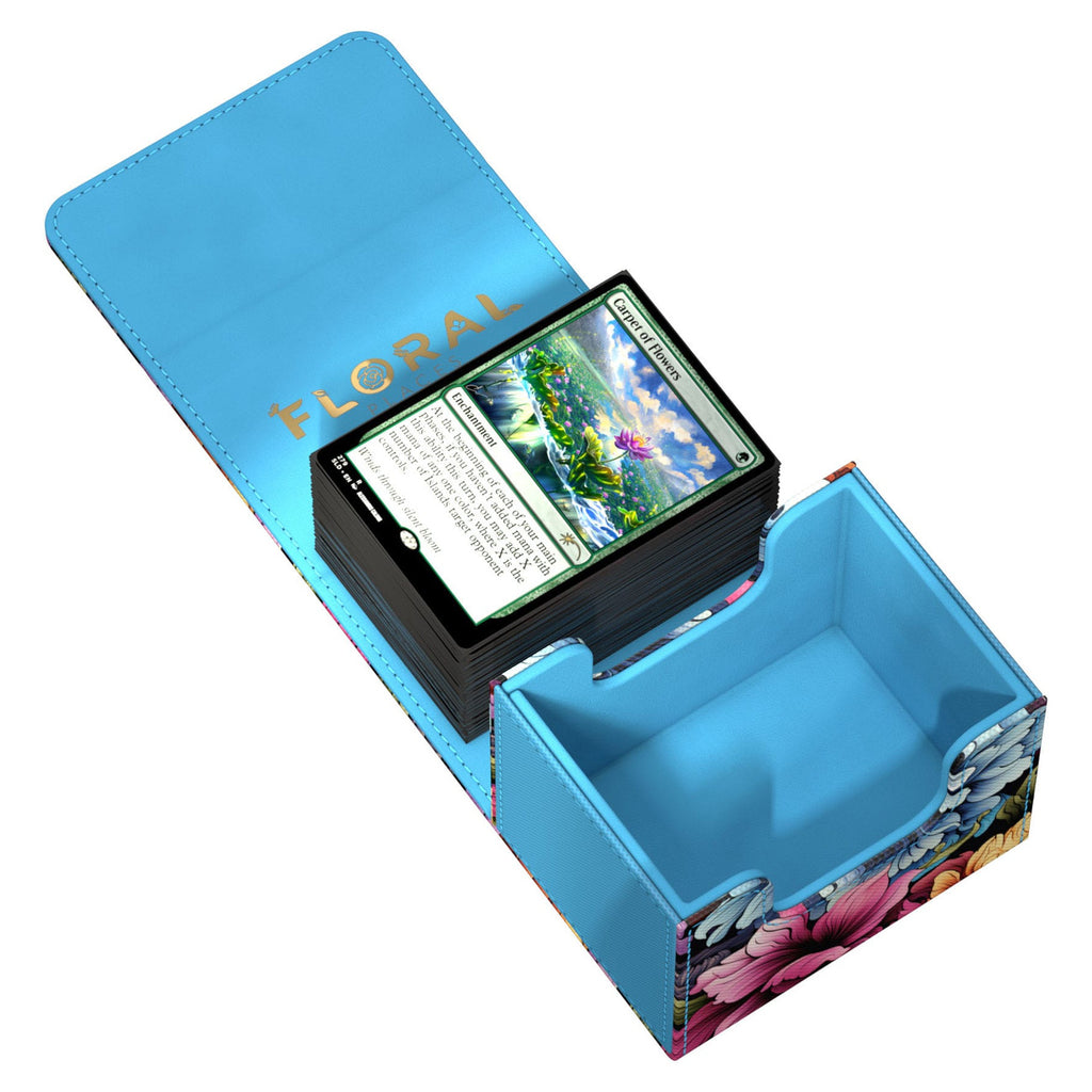 Productafbeelding Ultimate Guard Sidewinder 100+ Xenoskin "Floral Places" - Lente-bloemenweide