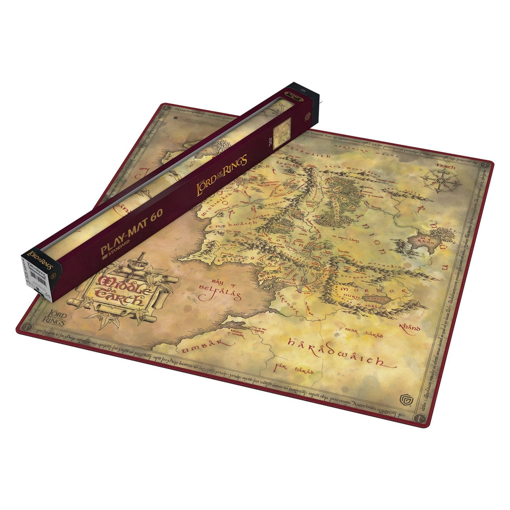 Productafbeelding Ultimate Guard Playmat Oversized 61 x 61 cm The Lord of the Rings™ "Plaatsen van Midden-aarde"