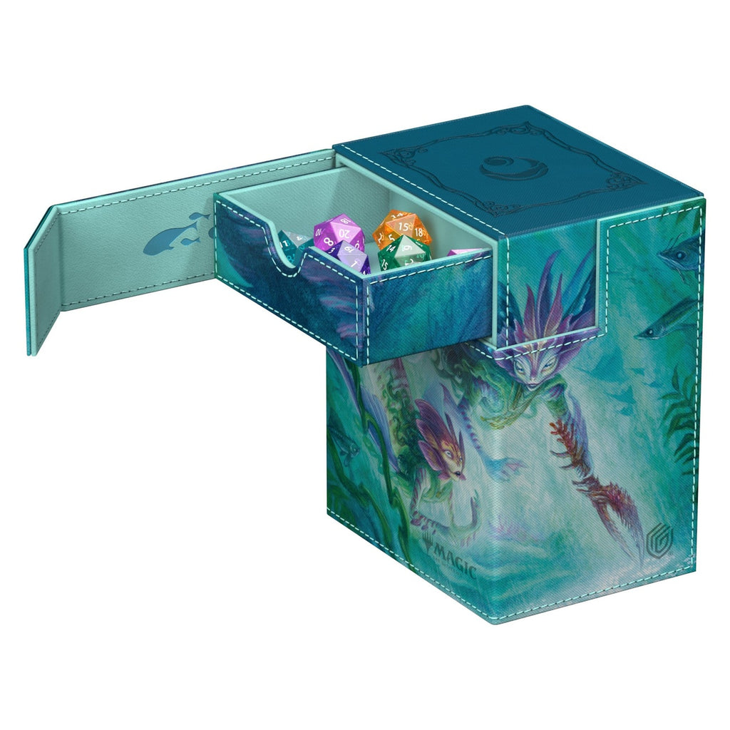 Productafbeelding Ultimate Guard Flip'n'Tray 133+ Xenoskin Magic: The Gathering "Lorwyn Eclipsed" - Silvergill Mentor