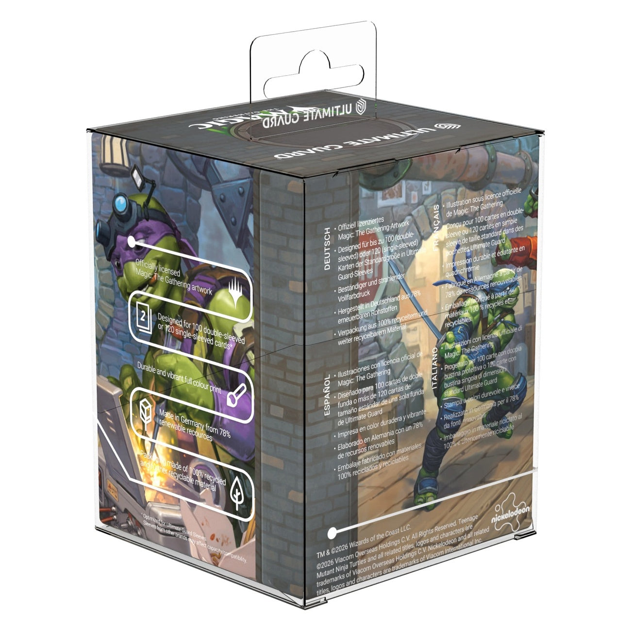 Productafbeelding Ultimate Guard RTE Boulder 100+ Magic: The Gathering | Teenage Mutant Ninja Turtles - Turtle Lair