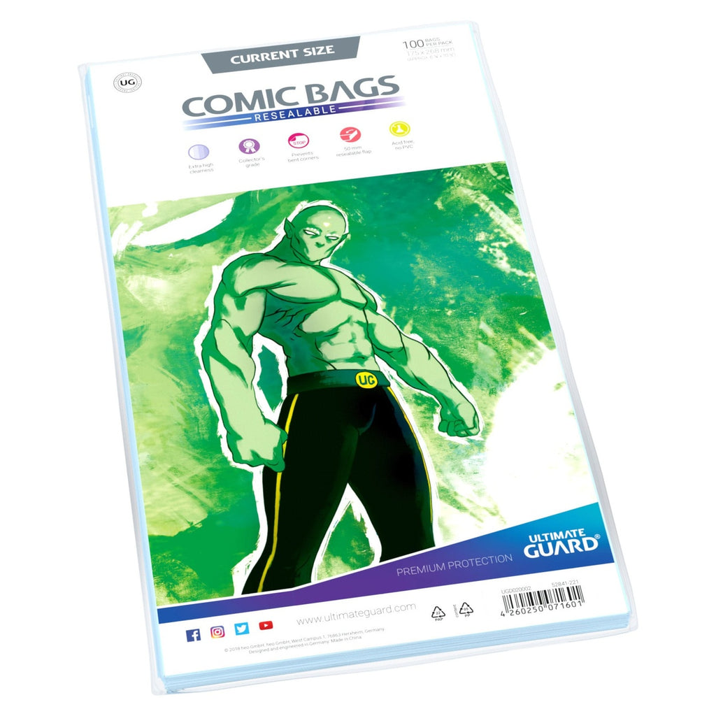 Product image Ultimate Guard Comic Bags Resealable (100) - Current Size