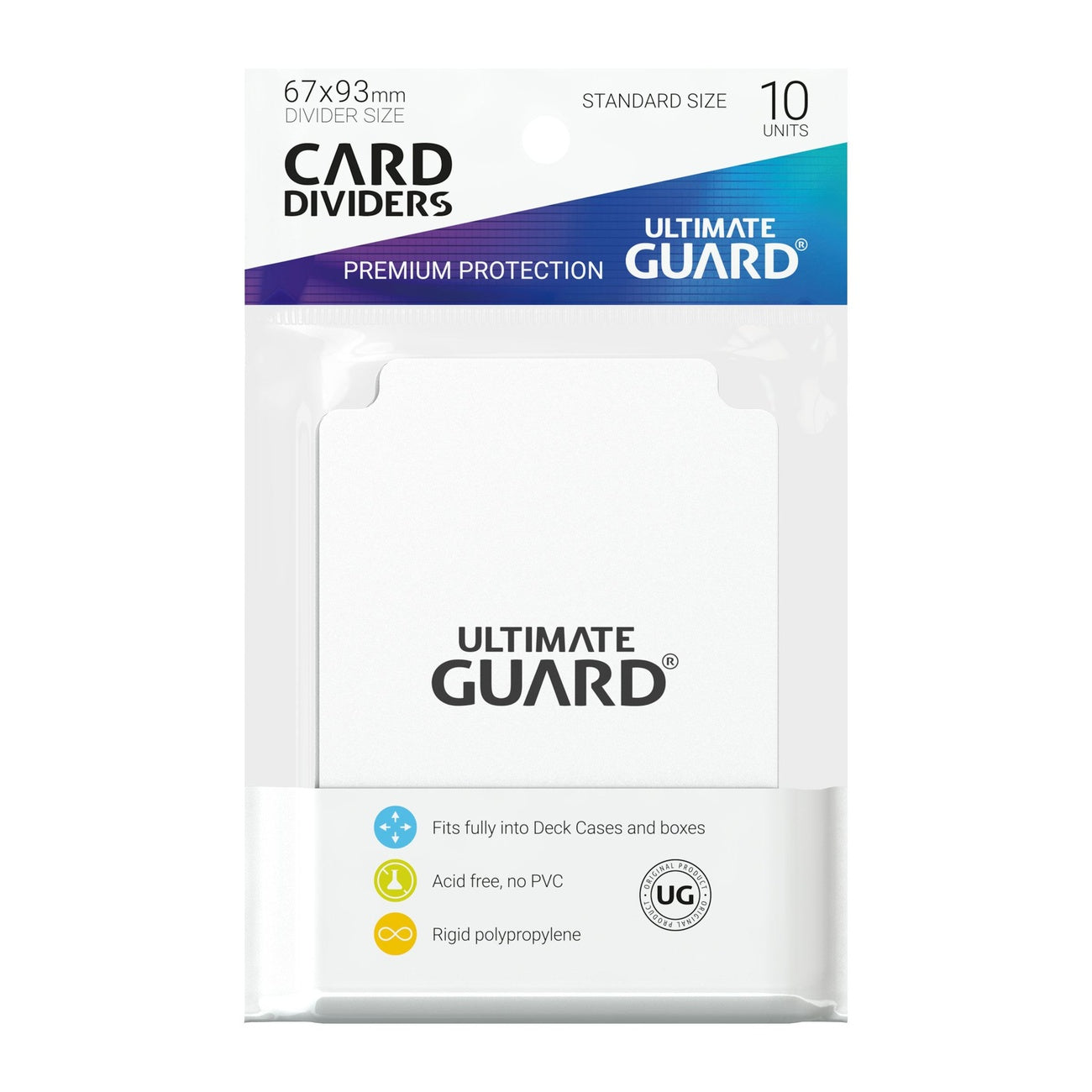 Productafbeelding Ultimate Guard Kaartscheiders Standaardformaat (10) - Wit