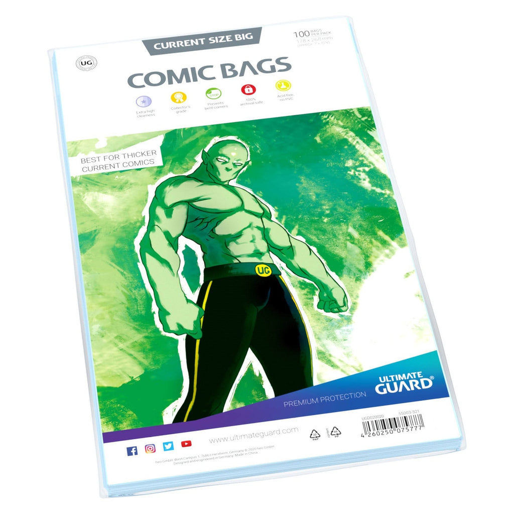Productafbeelding Ultimate Guard Comic Bags Standard (100) - Current Size Big