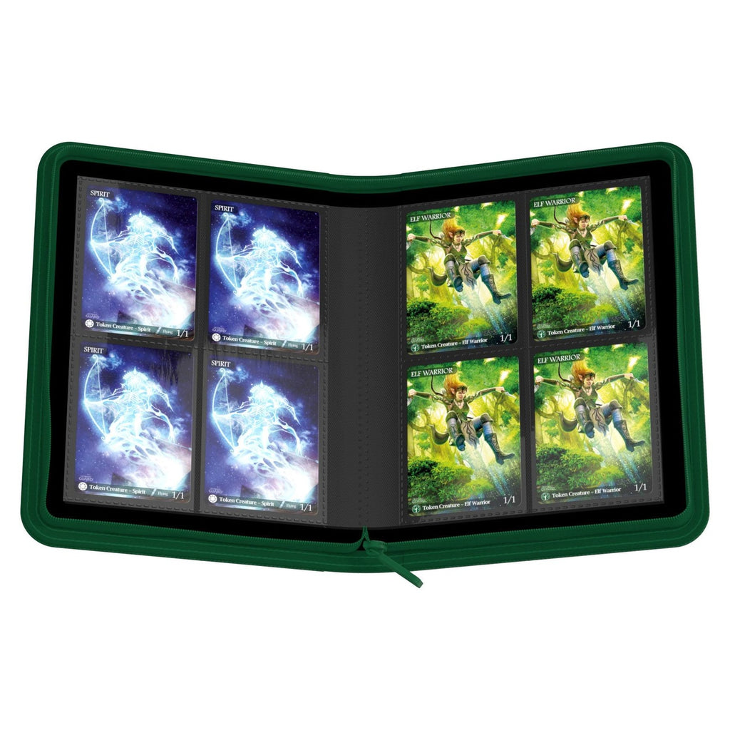 Productafbeelding Ultimate Guard Zipfolio 160 8-Pocket Xenoskin - Groen