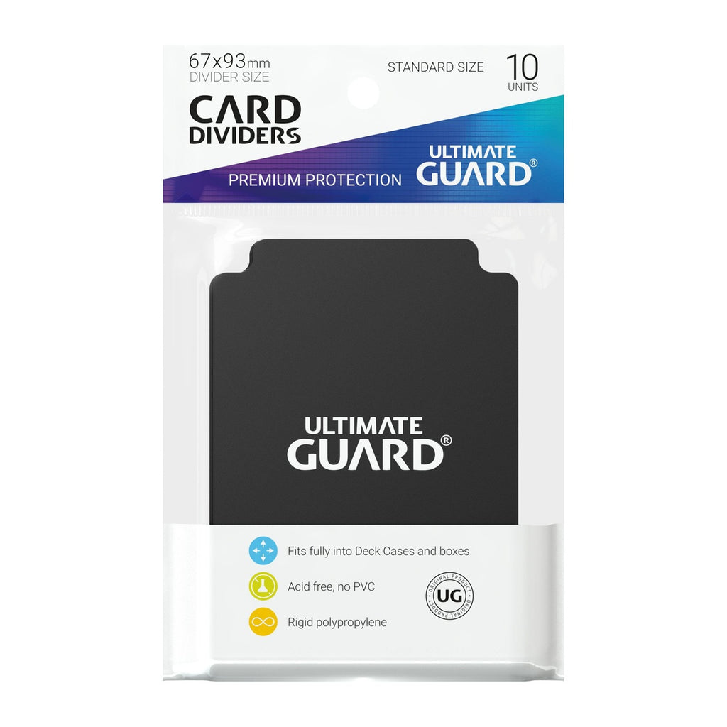 Productafbeelding Ultimate Guard Kaartverdeler Standaard Formaat (10) - Zwart