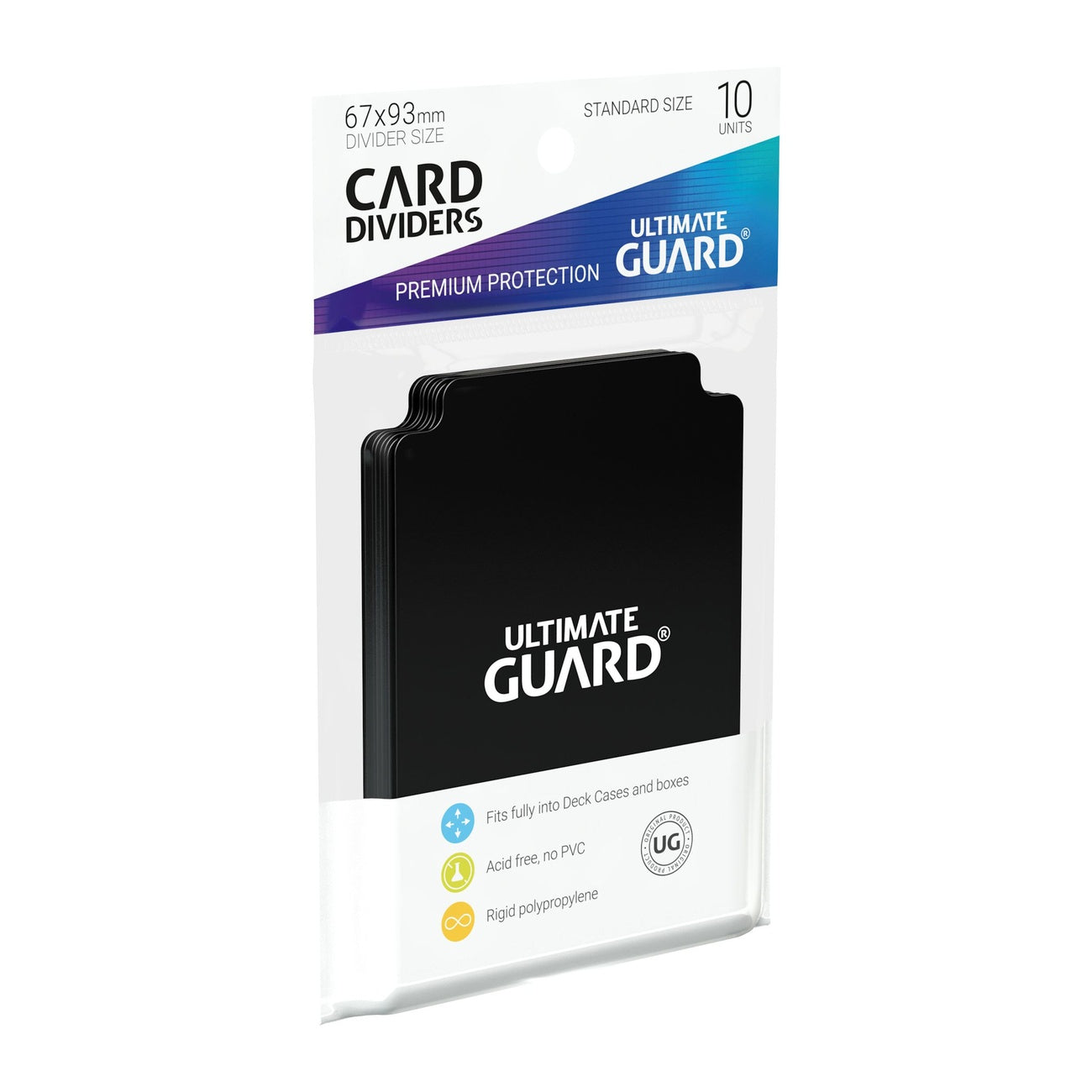Productafbeelding Ultimate Guard Kaartverdeler Standaard Formaat (10) - Zwart