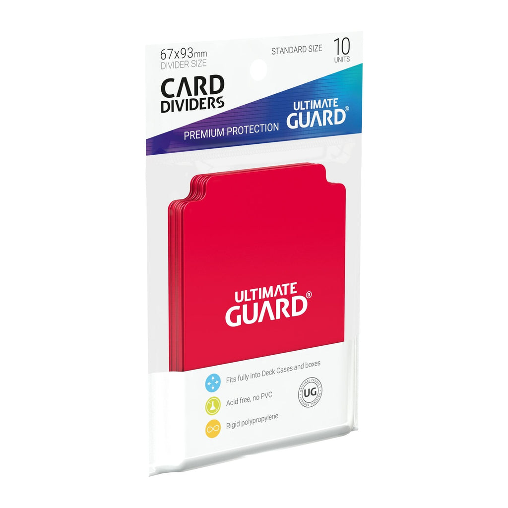 Productafbeelding Ultimate Guard Kaartscheiders Standaard Formaat (10) - Rood