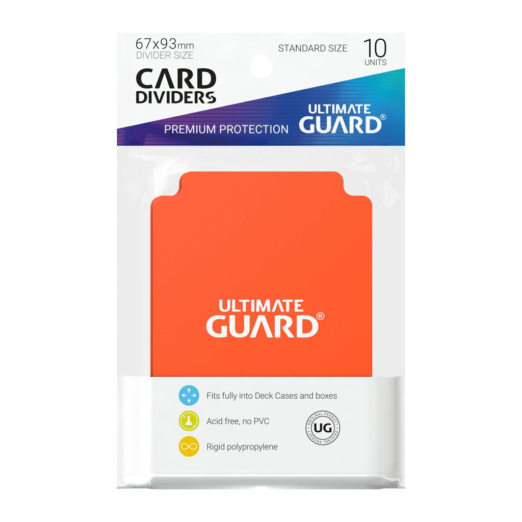 Product image Ultimate Guard Card Dividers Standard Size (10) - Orange