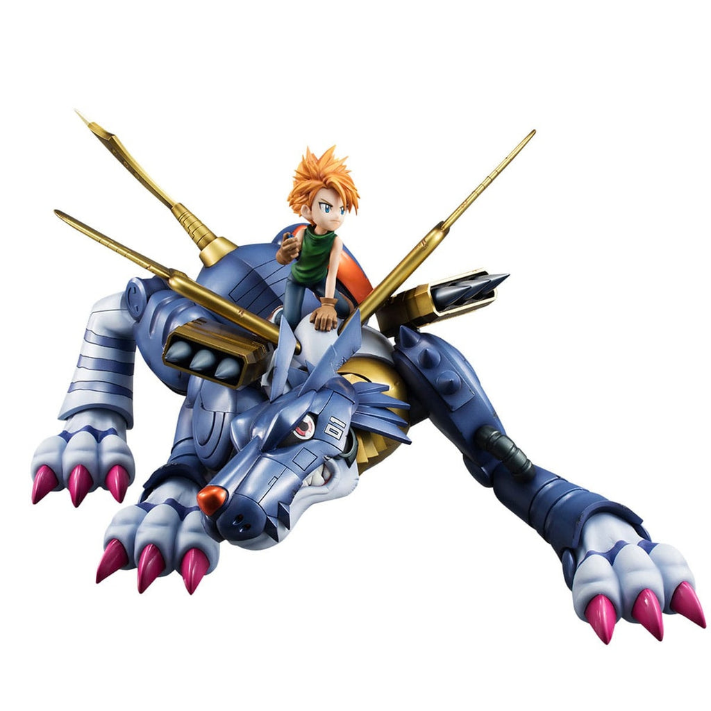 Productafbeelding Digimon Adventure Precious G.E.M. Series PVC Beeld Metal Garurumon & Ishida Yamato 30 cm