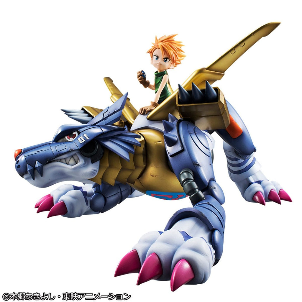 Productafbeelding Digimon Adventure Precious G.E.M. Series PVC Beeld Metal Garurumon & Ishida Yamato 30 cm