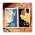 Productafbeelding Mijn buurman Totoro Sticker Catbus & Vliegende Totoro Retro