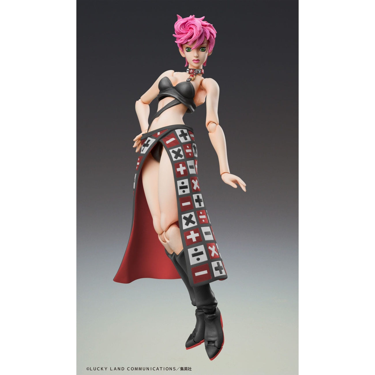 Productafbeelding JoJo's Bizarre Adventure Part 5 Super Action Actiefiguur Trish Una Black Ver. 15 cm