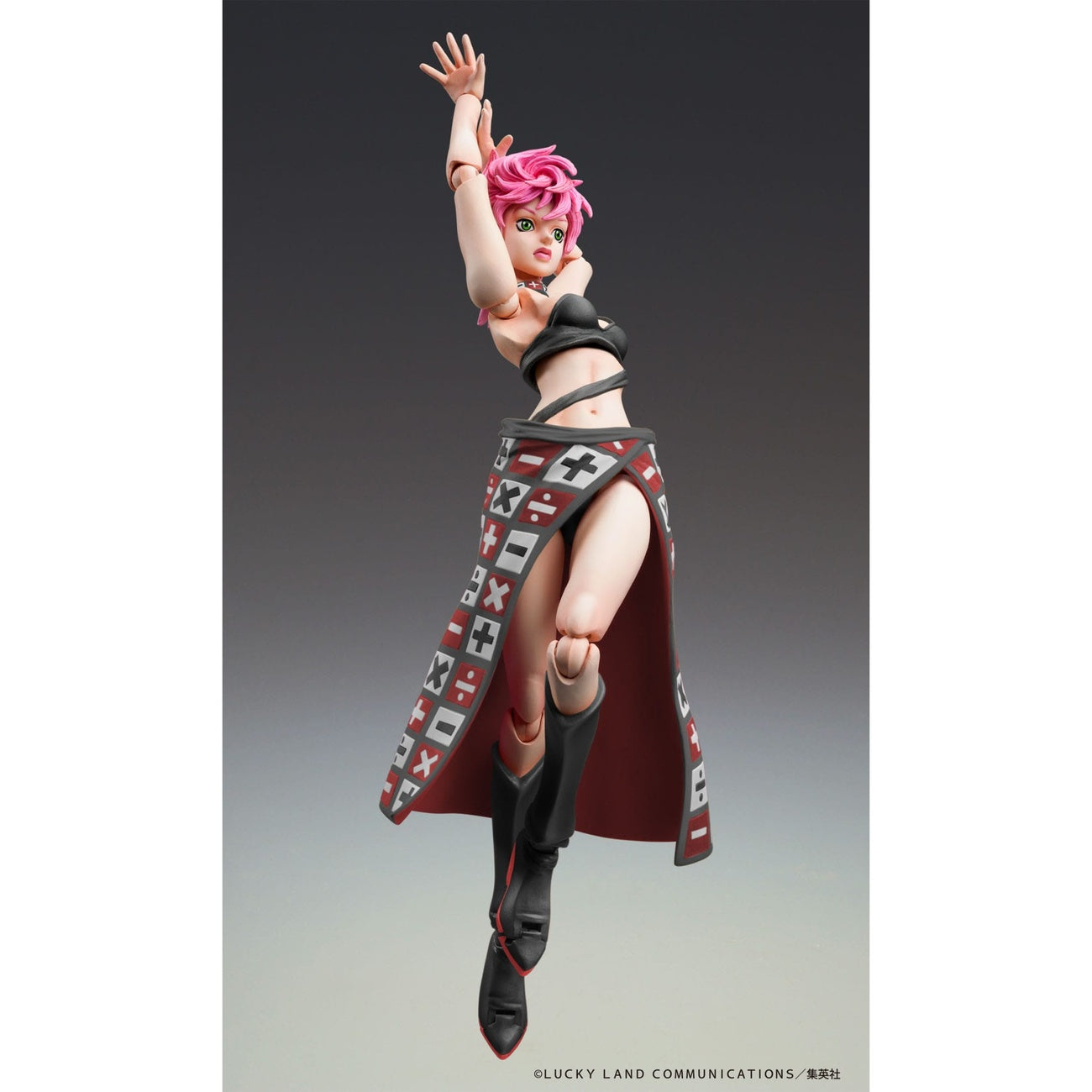 Productafbeelding JoJo's Bizarre Adventure Part 5 Super Action Actiefiguur Trish Una Black Ver. 15 cm