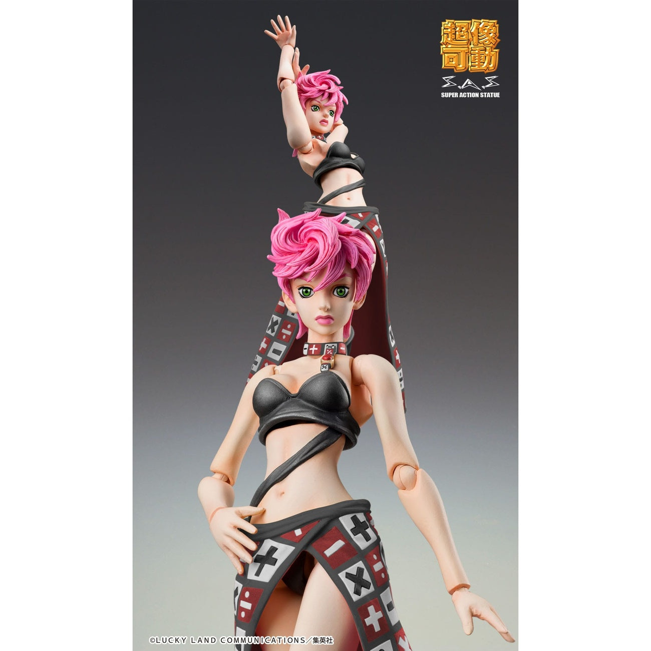 Productafbeelding JoJo's Bizarre Adventure Part 5 Super Action Actiefiguur Trish Una Black Ver. 15 cm