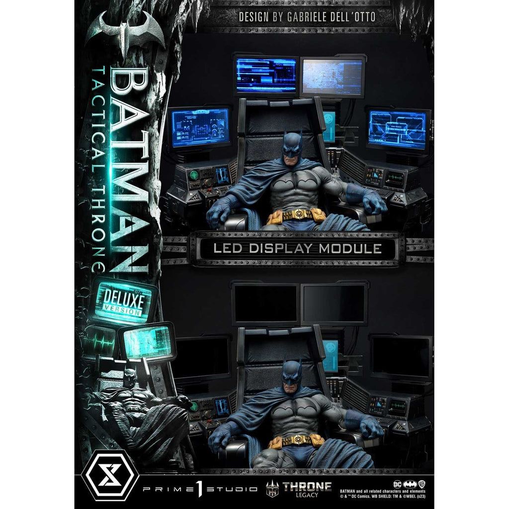 Productafbeelding DC Comics Throne Legacy Collection Statue 1/3 Batman Tactical Throne Deluxe Bonus Version 57 cm