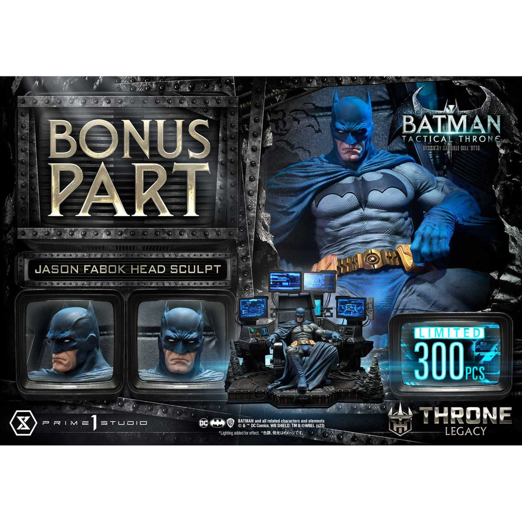 Productafbeelding DC Comics Throne Legacy Collection Statue 1/3 Batman Tactical Throne Deluxe Bonus Version 57 cm