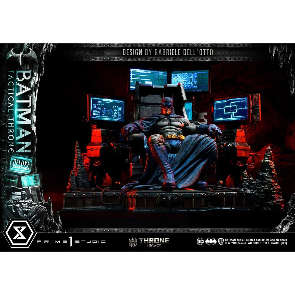 Productafbeelding DC Comics Throne Legacy Collection Statue 1/3 Batman Tactical Throne Deluxe Bonus Version 57 cm
