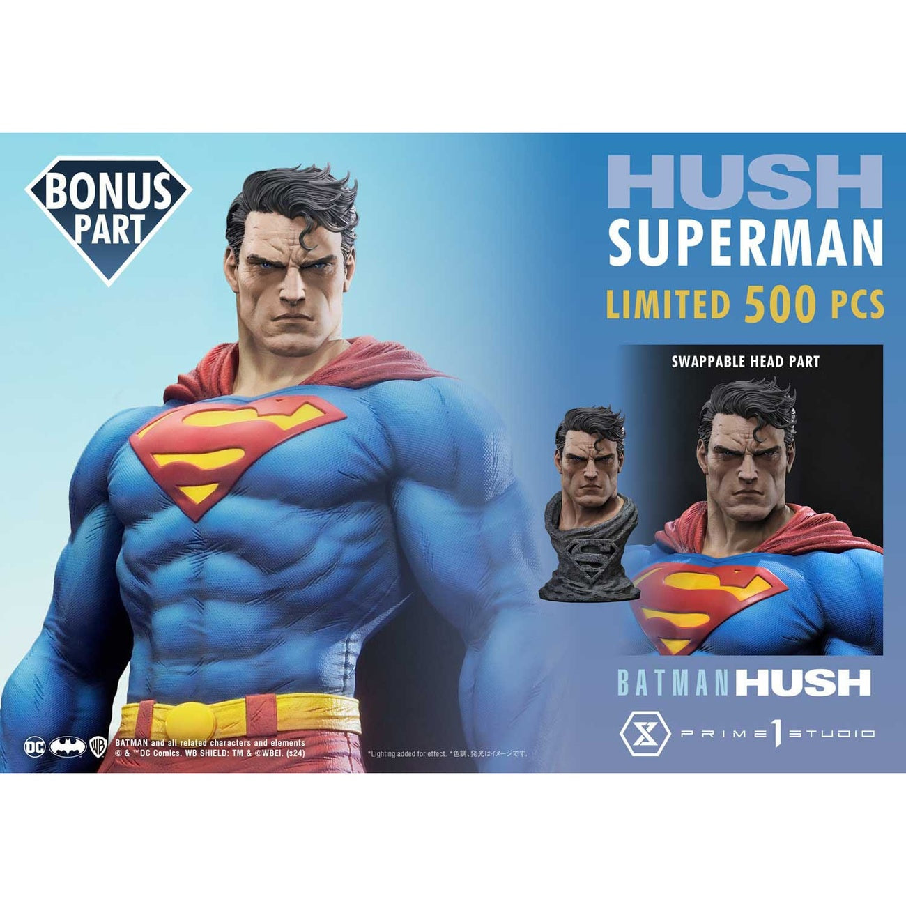 Productafbeelding DC Comics Premium Masterline Series Statue 1/4 Batman: Hush (Comic) Superman Bonus Version 77 cm
