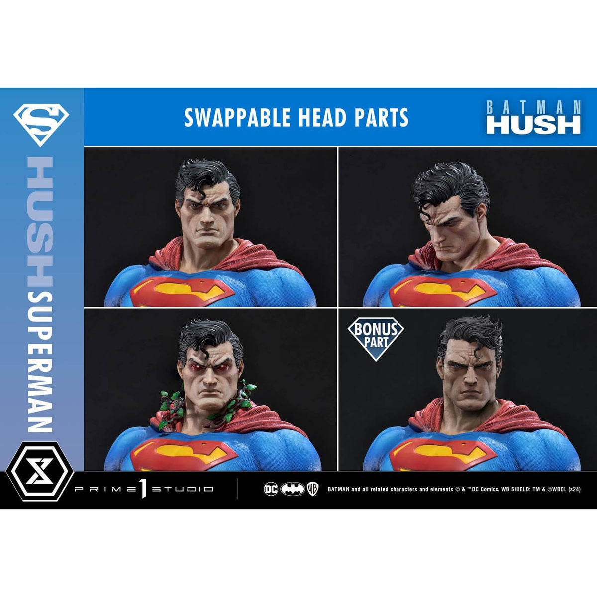 Productafbeelding DC Comics Premium Masterline Series Statue 1/4 Batman: Hush (Comic) Superman Bonus Version 77 cm