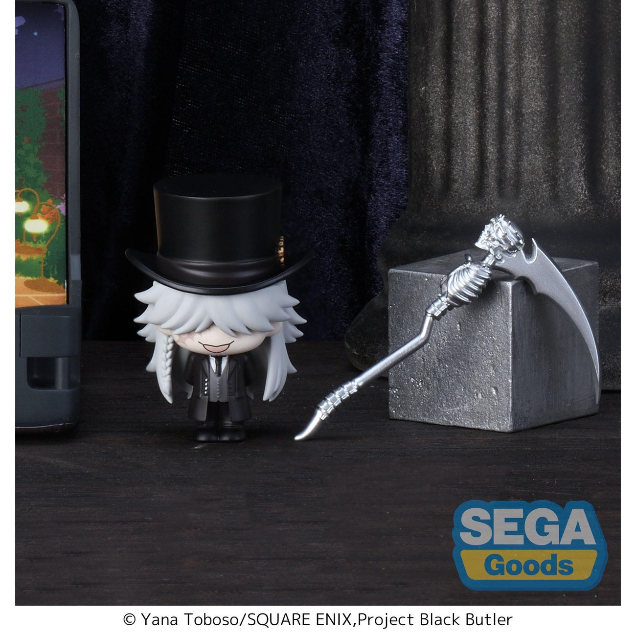 Productafbeelding Black Butler: Boarding School Arc Petite World Memories mini-figuur Undertaker (EX) 8 cm